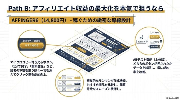 出典:イメージ:WIZ副業探究+plus:ゼロからはじめるAI・ブログ・アフィリエイト